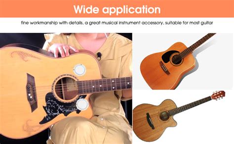 2 Pcs Resonator Guitar Screen Dobro Guitar Resonator Screen Speaker Grille Sound