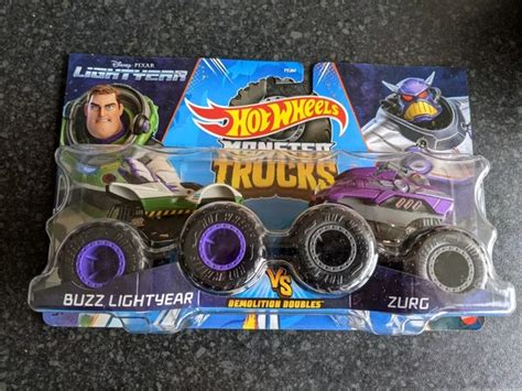 Hot Wheels Monster Trucks Buzz Lightyear Vs Zurg Picclick Uk