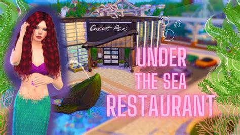 Under The Sea Restaurant 🌊🐠 The Sims 4 Speed Build No Cc Youtube