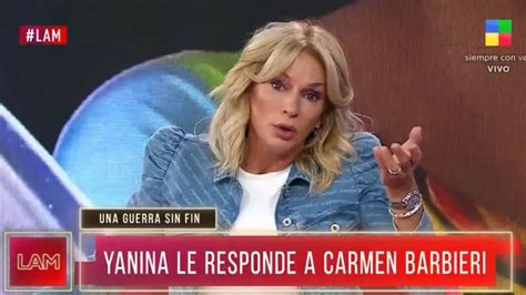 Feroz Reacción De Yanina Latorre Contra Carmen Barbieri Y Estefi Berardi