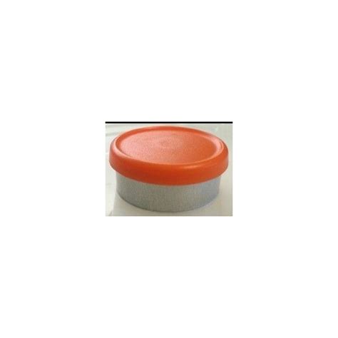 Orange Peel 20mm Matte Flip Cap Vial Seal By WEST PHARMACEUTICALS