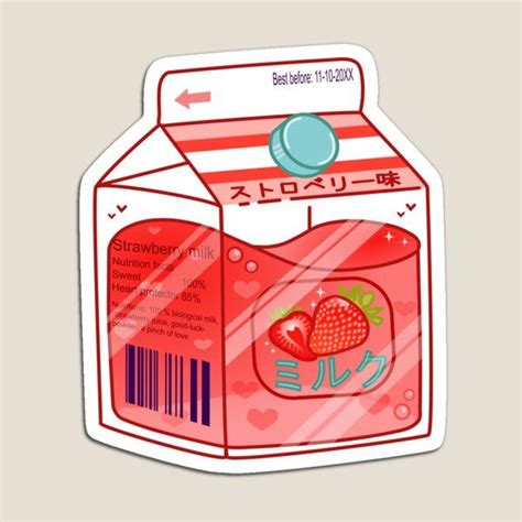 ‘love Of Strawberry Milk Is A Design That Features A Kawaii Milk