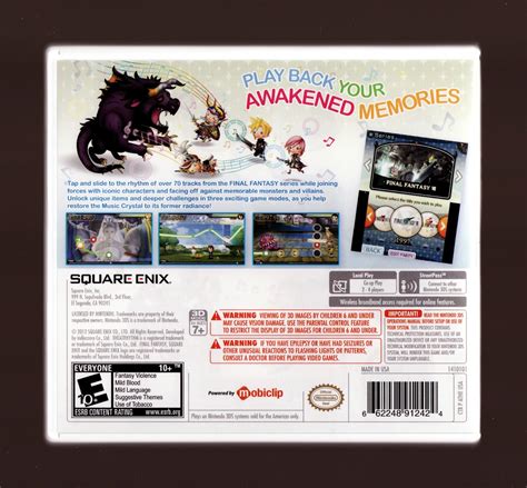 The Gay Gamer The Great Gaymathon Review Theatrhythm Final Fantasy Ds