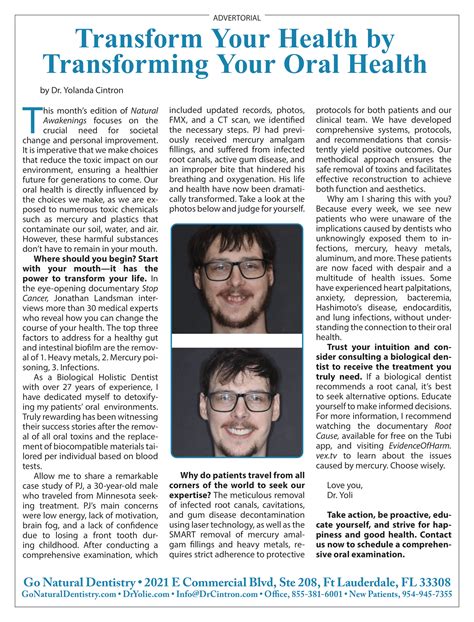 Transform Your Health by Transforming Your Oral Health - dryolie