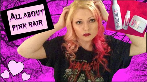 How To Get Pink Hair Unnatural Hair Dye Tips Featuring Overtone Youtube