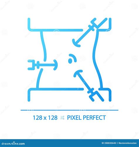 Laparoscope Pixel Perfect Gradient Linear Vector Icon Stock