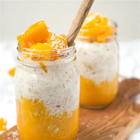 Mango Kokos Overnight Oats Aus Zutaten Kochkarussell