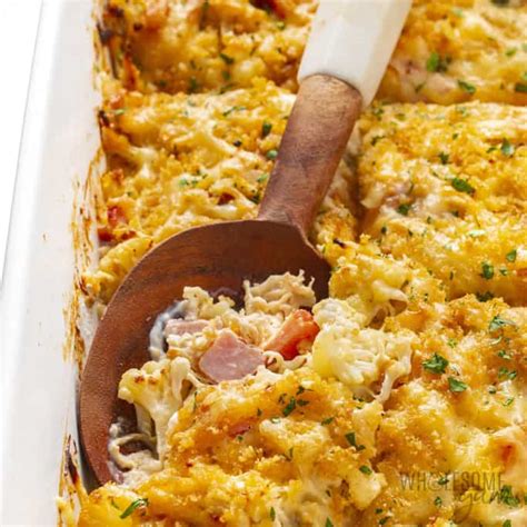 Chicken Cordon Bleu Casserole Easy Healthy Wholesome Yum