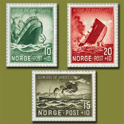 Maritime Charity Stamps Of Norway Mintage World