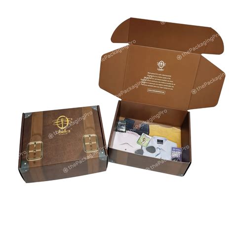 Custom Printed Eco Friendly Recycled Craft Corrugated Cardboard Box