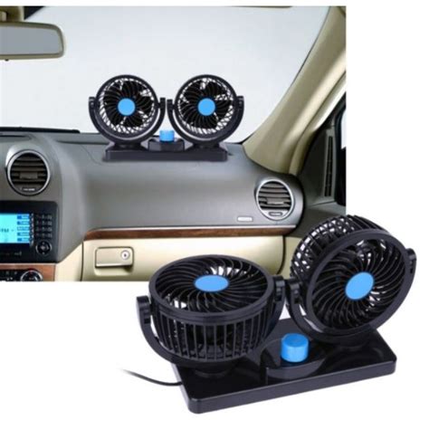 Car Fan Ventilator Air Conditioning Auto Cooler Double 360 Shopee