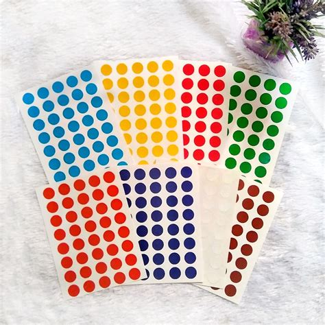 Jual Stiker Dot Warna Dot Color Sticker Shopee Indonesia