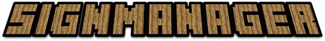 signmanager minecraft plugin