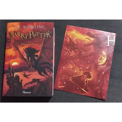 Livro Harry Potter e a Ordem da Fênix Pôster Edição Premium NOVO