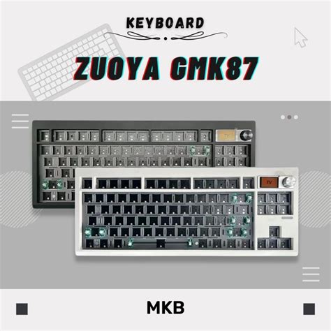 MKB Zuoya GMK GMK L TKL Hot Swap Custom RGB Tri Mode Ghz Bluetooth LCD Screen Keyboard