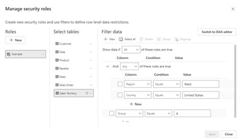 Power Bi를 사용하는 Rls행 수준 보안 Microsoft Fabric Microsoft Learn