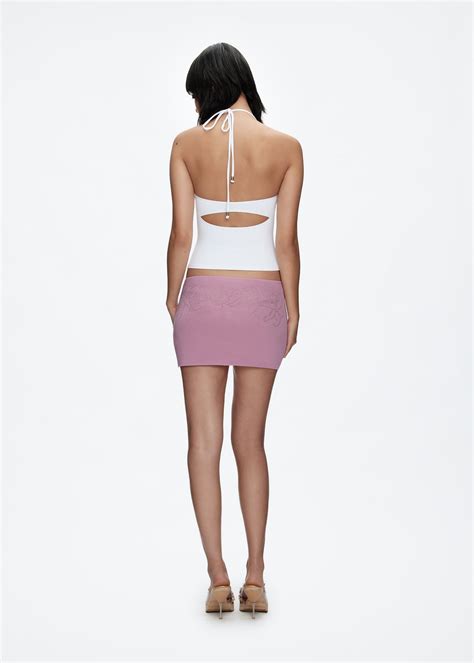 Plumeria Girl Mini Skirt In Sakura Tank Air