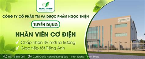 Công Ty Cổ Phần Thương Mại Và Dược Phẩm Ngọc Thiện Tuyển Dụng Nhân Viên