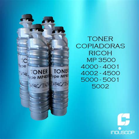 Toner RICOH MP Blanco Y Negro 3500 4000 Induscop