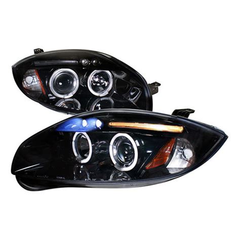 Mitsubishi Eclipse Black Halo Angel Eyes Projector Headlights