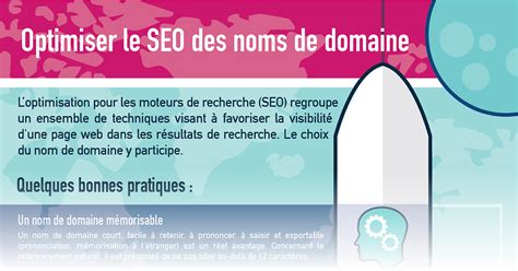 Infographie Optimiser Le SEO Des Noms De Domaine Nameshield