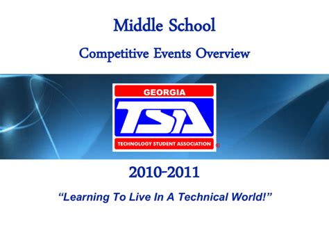 Tsa Georgia Technology Student Association