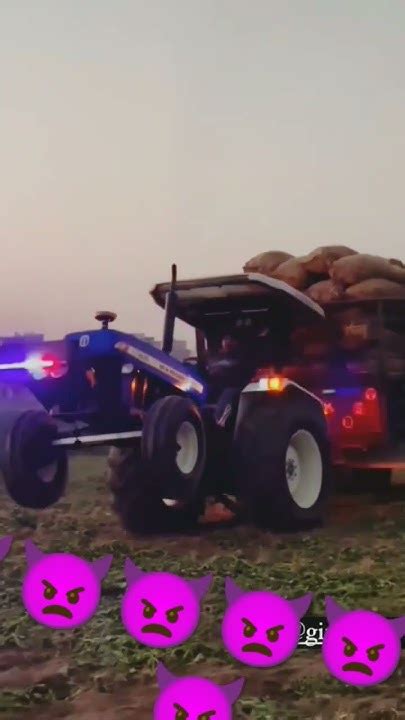 👿👿new Holland 3630 Tractor Stunt In Public😱 Newholland Tractor Stunt