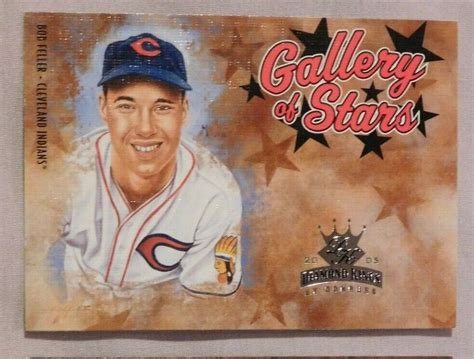 2005 Donruss Gallery Of Stars GS 2 Bob Feller Cleveland Indians EBay