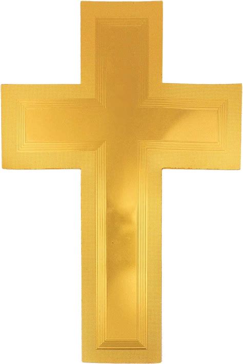 Oblique Unique Kreuz Sticker Aufkleber A Extra Gro Gold Taufe