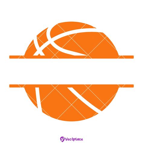 Basketball Monogram SVG - Vectplace