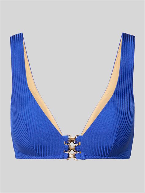 Kup online Marie Jo góra bikini o kroju slim fit z fakturowanym wzorem