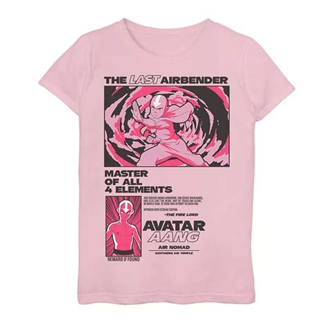 Girls 7 16 Avatar The Last Airbender Graphic Tee