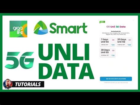 HOW TO REGISTER TO SMART UNLI 5G DATA PROMO IN GIGALIFE APP 2021 YouTube