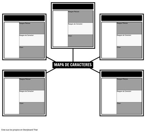 Plantilla De Mapa De Arana Storyboard Por Es Examples Images