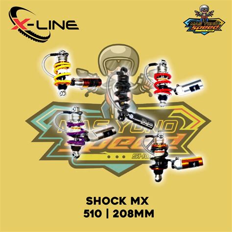 Jual X Line Shock Skok Shockbreaker Belakang Variasi Tabung Pisah Click