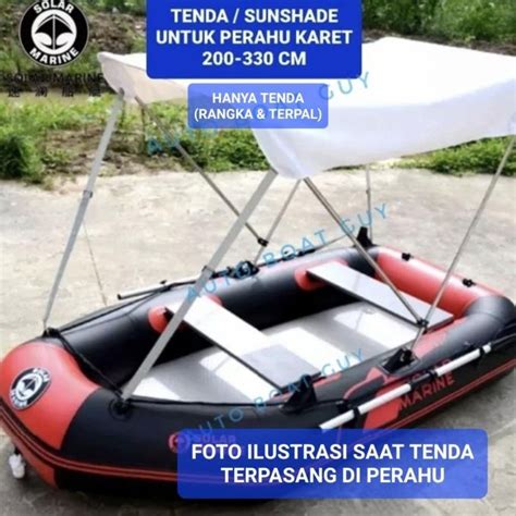 Jual Tenda Sunshade Perahu Karet Original Solar Marine Model Bimini