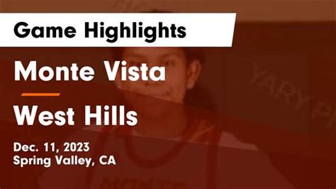 Basketball Game Recap Monte Vista Monarchs Vs Helix Highlanders