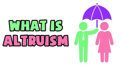 What Is Altruism Explained In 2 Min Youtube