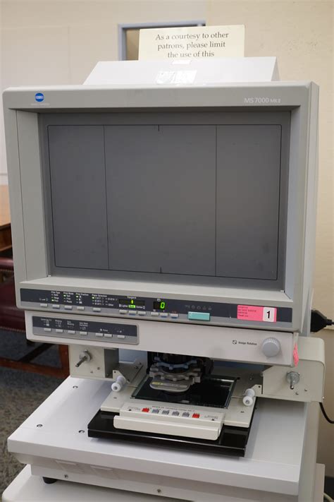 Microform Machine Konica Minolta MS7000 Image 2