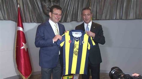 İmamoğlundan Fenerbahçe Başkanı Ali Koça ziyaret