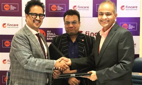 Fincare Sfb Merges Into Au Small Finance Bank