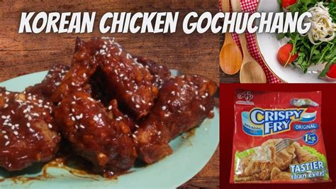 Korean Chicken Using Crispy Fry Korean Chicken Gochujang Youtube