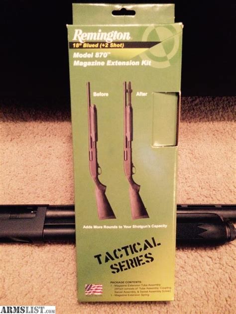 Armslist For Sale Remington 870 Defense Barrel And Magazine Tube Extension Kit 12 Ga