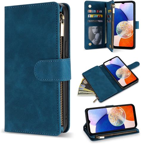 Amazon ZZXX Samsung Galaxy A14 5G Wallet Case With RFID Blocking