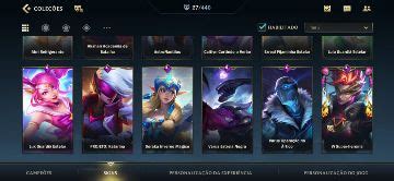 CONTA WR GRÃO MESTRE VÁRIAS SKINS League of Legends Wild Rift