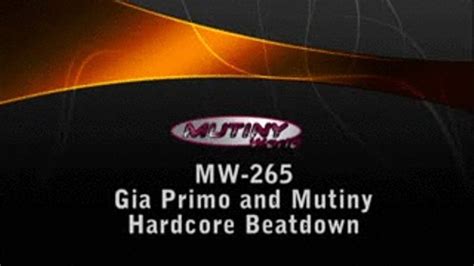 Mw 265 Gia Primo And Mutiny Vs Alex Beatdown Part 1 Mutiny