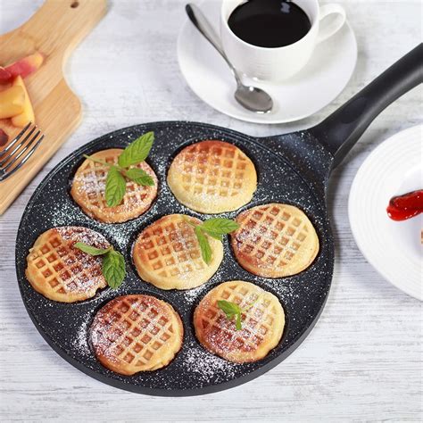 Homemade Sweet Waffles Quick And Easy With The Premium Black Plate