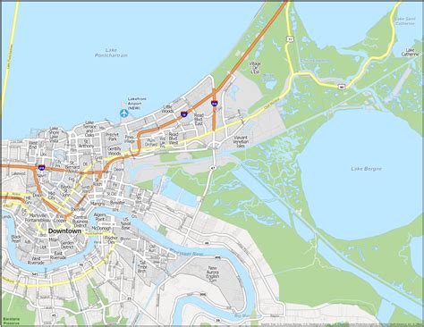 New Orleans Neighborhood Map - GIS Geography