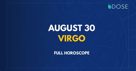 August 30 Zodiac Sign: Compatibility, Personality, Traits and More - DOSE