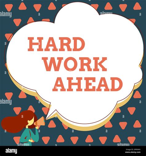 Handwriting Text Hard Work Ahead Business Overview A Lot Of Job